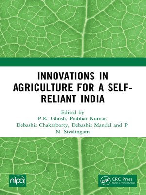 cover image of Innovations in Agriculture for a Self-Reliant India